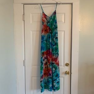 Yumi Kim floral silk maxi dress 🌼